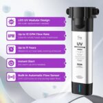 iSpring UVF20 Whole House LED UV Water Filter System, Up to 11 Years Long-Life LED UV Water Purifier with Built-in Automatic Flow Control, Mercury-Free, 3/4" MNTP Inlet Outlet, Up to 12 GPM - Image 3
