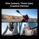 DJI Osmo 360 Essential Combo, 360 Camera with 1-Inch 360° Imaging, Native 8K 360° Video, 4K/120fps & 170° Boost Video, 1.2m Invisible Selfie Stick Kit, Extended Battery Life with 2 Batteries - Image 8