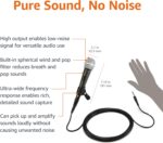 Amazon Basics Dynamic Vocal Microphone with Cable for Podcasting, Recording, Broadcasting, Live Performance, Karaoke, Cardioid Pattern - Image 4