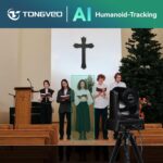 TONGVEO 4K AI Auto Tracking PTZ Conference Camera System with Bluetooth Speakerphone & Microphone, 20X Optical Zoom, USB3.0 HDMI LAN PoE Power Camera for Church Worship, Meetings, Streaming - Image 8