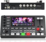 Tenveo 4K60FPS HDMI Video Switcher Mixer, 4*SDI & 4*HDMI Input, 5CH Live Streaming Switcher, 5.5’’ FHD Screen, 1080P60FPS Output, USB Video Recording, Support PTZ Camera and Controller, NDI Included - Image 2
