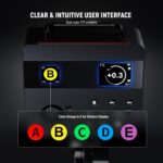 NEEWER Q6 600Ws 2.4G TTL Outdoor Studio Flash App Control, Compatible with Godox, 1/1-1/512, 1/8000 HSS 3000mAh Strobe Light, 30W Bi Color LED Modeling Lamp/400 Full Power Flash/0.01-0.9s Recycle - Image 4