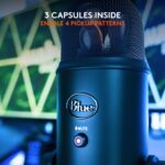 Logitech Creators Blue Yeti USB Microphone for PC, Mac, Gaming, Recording, Streaming, Podcasting, Studio and Computer Condenser Mic with Blue VO!CE effects, 4 Pickup Patterns, Plug and Play - Blackout - Image 7
