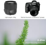 Meike 85mm F1.8 SE Mark II STM AF Full Frame Auto Focus Medium Telephoto High Resolution 8K Portrait Lens Compatible with Canon EOS EF Mount Digital SLR Cameras T8i T7 850D 5D 6D 5D Mark IV 6D Mark II - Image 4