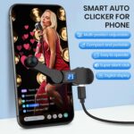 Auto Clicker for Smart Phone, Phone Screen Device Speed Clicker for iPhone iPad Apps, Fast Click Simulation Finger Continuous Click for Game, Live Broadcasts Likes, Lightning Deal, Reward Task (Black) - Image 3
