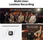DJI Mic 3 (2 TX + 1 RX + Charging Case), Wireless Microphone for iPhone/Camera/Android, Ultralight, Adaptive Gain Control for Balanced Volume, Dual Band Anti-Interference, 28hrs Use, Vlog - Image 3