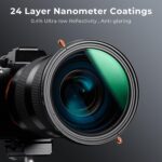 K&F CONCEPT 82mm Variable Fader ND2-32 ND Filter and CPL Circular Polarizing Lens Filter in 1 for Camera Lens Waterproof Neutral Density Polarizer Filter (Nano-D Series) - Image 7