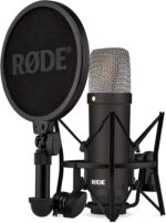 RØDE NT1 Signature Series Large-Diaphragm Condenser Microphone with Shock Mount, Pop Filter and XLR Cable for Music Production, Vocal Recording, Streaming and Podcasting (Black) - Image 2