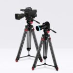 NEEWER 79"/200cm Video Tripod, Heavy Duty Aluminum Alloy Camera Tripod Stand with 360° Fluid Drag Head, QR Plate Compatible with Canon Nikon Sony and Other DSLR Camera Camcorder, Load Up to 17.6lb/8kg - Image 10