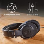 Audio-Technica ATH-M20x Professional Studio Monitor Headphones, Black - Image 6