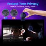 EMEET S600 4K Webcam for Streaming - Sony 1/2.55'' Sensor, PDAF Autofocus, 1080P@60FPS, 2 Noise Reduction Mics, Built-in Privacy Cover, 73° FOV, Streaming Camera for Live Commerce/Gaming/Beauty - Image 8