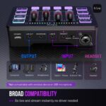 FIFINE Gaming Audio Mixer, Streaming RGB PC Mixer with XLR Microphone Interface, Individual Control, Volume Fader, Mute Button, 48V Phantom Power, for Podcast/Recording/Vocal/Game Voice-AmpliGame SC3 - Image 5