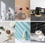 Yoocheese Photo Backdrop for Product Photography - Tabletop Backdrop Kit with 20 Background Patterns & Shadow Props for Food, Jewelry, Cosmetics, Skincare & Small Products - 16.5x11.7 Inch - Image 5