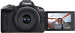 Canon EOS R50 Mirrorless Camera RF-S18-45mm F4.5-6.3 is STM Lens Kit, 24.2 Megapixel CMOS (APS-C) Sensor, 4K Video, Vlogging, Content Creation, Photography, Digital Camera, Black - Image 7