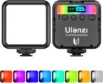 ULANZI VL49 RGB Video Lights, LED Camera Light 360° Full Color Portable Photography Lighting w 3 Cold Shoe, 2000mAh Rechargeable CRI 95+ 2500-9000K Dimmable Panel Lamp Support Magnetic Attraction - Image 2