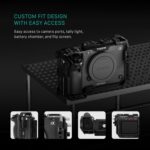 Tilta Full Camera Cage for FX3, FX3A, FX30 V2 | Top Plate NATO Rail, Cold Shoe, 1/4""-20 and 3/8""-16 | Thumb Screw Design | Black - Image 7