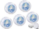 LUXPRO Waterproof Micro LED Puck Lights - 5 Pack Tap Lights Battery Powered - Adhesive Lighting Ideal for Under Cabinets, in Tackle Boxes, or on Bookcases - Image 2