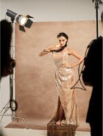 UrcTepics 8x10ft Beige Abstract Textured Professional Photography Backdrop Fabric for Studio, Portraits, Headshot, Event. - Image 6