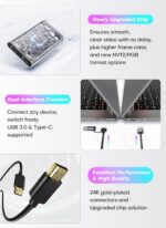 XIIXMASK Video Capture Card, USB 3.0 Capture Card 4K HDMI Loop-Out, 4K 60FPS/1080P 240FPS Video Game Capture for Works for PS5/Camera/PC/Streaming - Image 8