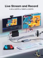 XIIXMASK Video Capture Card, USB 3.0 Capture Card 4K HDMI Loop-Out, 4K 60FPS/1080P 240FPS Video Game Capture for Works for PS5/Camera/PC/Streaming - Image 5