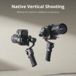 DJI RS 3 Mini, 3-Axis Gimbal Stabilizer for Cameras Canon/Sony/Panasonic/Nikon/Fujifilm, 2 kg (4.4 lbs) Tested Payload, Camera Gimbal with Native Vertical Shooting, Black - Image 4