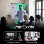Tenveo PTZ Camera Bundle/Kits - 20X NDI AI Auto-Tracking PTZ Camera(3pcs) with HDMI/USB3.0/LAN(PoE), NDI PTZ Joystick Controller and 4K HDMI + SDI Video Switcher Mixer for Large Performance Streaming - Image 5