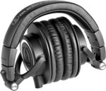 Audio-Technica ATH-M50X Professional Studio Monitor Headphones, Black, Professional Grade, Critically Acclaimed, with Detachable Cable - Image 4