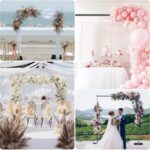 EMART Backdrop Stand, 8.5ft Height 10ft Width Adjustable Photography Background Support Poles with Heavy Duty Flat Base, Photo Metal Steel Pipe and Drape Frame Kit for Parties Birthday Wedding - Black - Image 7