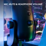 Logitech Creators Blue Yeti USB Microphone for PC, Mac, Gaming, Recording, Streaming, Podcasting, Studio and Computer Condenser Mic with Blue VO!CE effects, 4 Pickup Patterns, Plug and Play - Blackout - Image 11