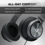 ARTIX Over Ear Headphones Wired with Microphone and Volume Control, Foldable Noise Isolating Headset with Deep Bass for School, Laptop, Computer, Chromebook, Tablet, Travel (3.5mm Jack) - Image 9