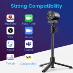 EMEET S600 4K Webcam for Streaming - Sony 1/2.55'' Sensor, PDAF Autofocus, 1080P@60FPS, 2 Noise Reduction Mics, Built-in Privacy Cover, 73° FOV, Streaming Camera for Live Commerce/Gaming/Beauty - Image 10