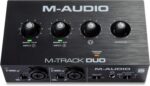 M-AUDIO M-Track Duo USB Audio Interface for Recording, Streaming and Podcasting with Dual XLR, Line and DI Inputs, plus a Software Suite Included - Image 2