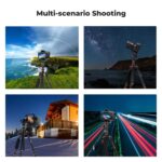 K&F Concept 60 inch Carbon Fiber Camera Tripod,Super Lightweight Compact Travel Tripod with 360 Degree Ball Head,Quick Release Plate,Detachable Monopod 8KG Load Capacity for SLR DSLR C225C0 (BA225) - Image 9