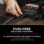 M-AUDIO M-Track Duo USB Audio Interface for Recording, Streaming and Podcasting with Dual XLR, Line and DI Inputs, plus a Software Suite Included - Image 5