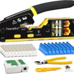 RJ45 Crimp Tool Pass Through Ethernet Crimper